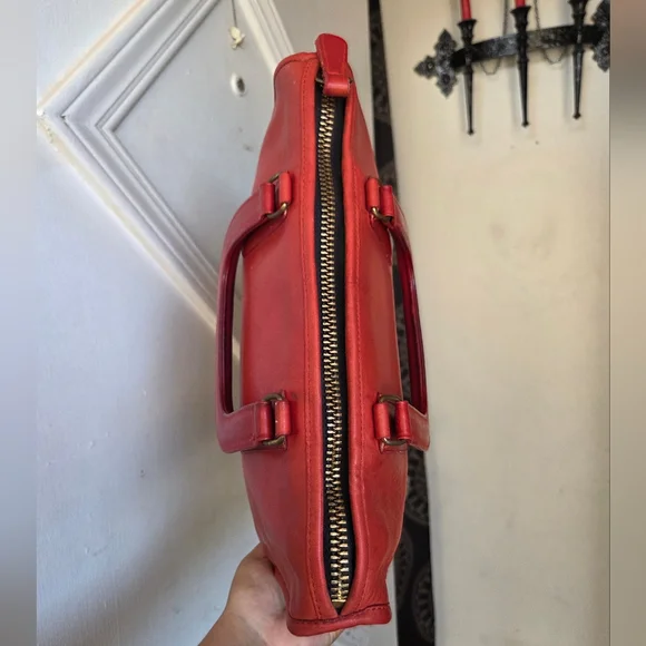 Vintage Coach NYC Red Slim Satchel 9430❤️🥀 - Picture 14 of 15